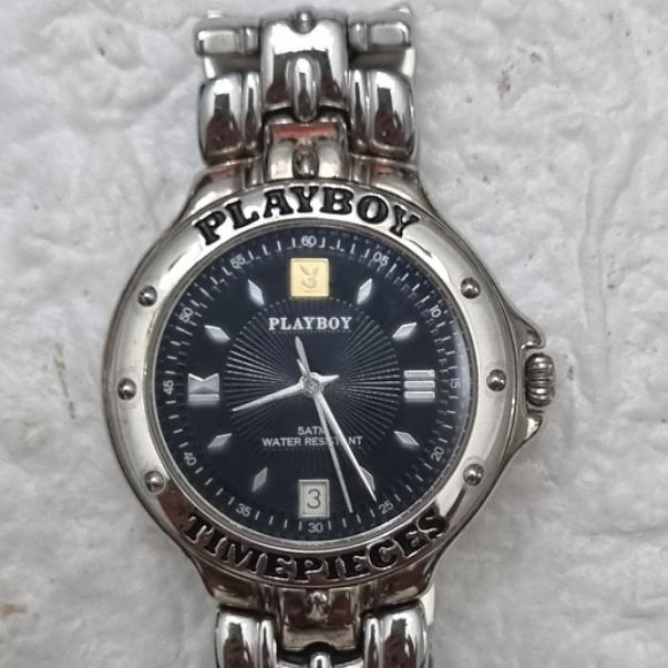 jam tangan rantai pria KLASIK VINTAGE PLAY BOY ORI PREMIUM