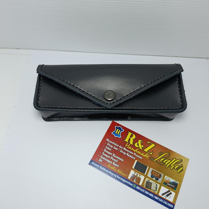 case kacamata kulit asli soft case kacamata