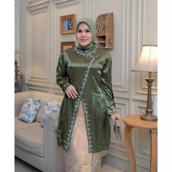 realpict Set Baju Kurung LYLIE || Set Kurung Melayu Belah Tengah || Set Baju Kurung Swaroski || Sera