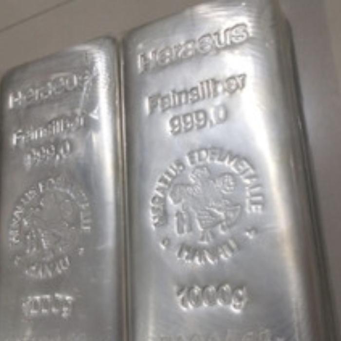 perak batang heraeus 1000g