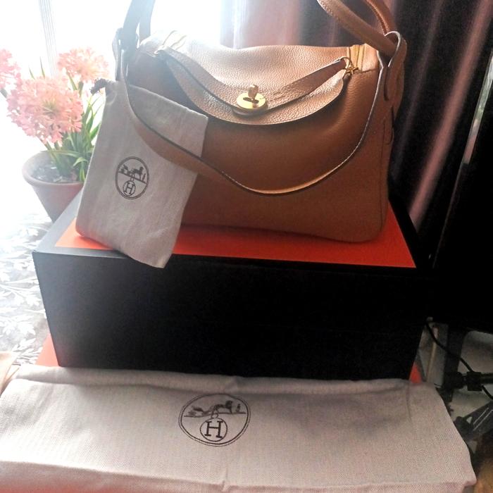 preloved tas lindy coklat medium