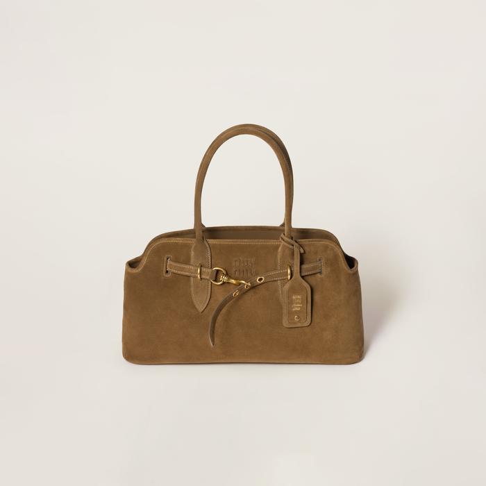 Tas Miu Miu Aventure Suede Original - Shoulder Bag Branded