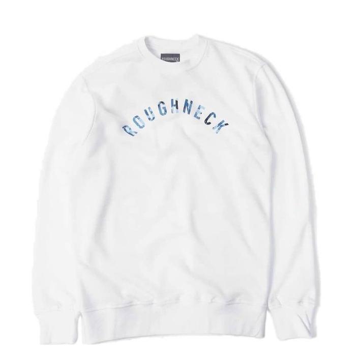READY CREWNECK ROUGHNECK 1991 - CREWNECK ROUGHNECK ORIGINAL CREWNECK ROUGHNECK PUTIH SIAP KIRIM HOOD
