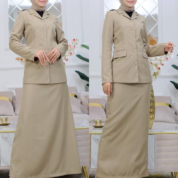 blazer wanita seragam dinas Pemda DKI Jakarta baju kantor dinas DKI Jakarta seragam Pemda DKI Jakart