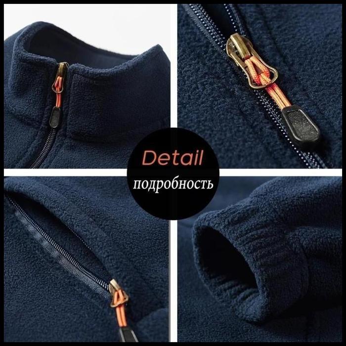 Jaket Wol Pria Bahan Polar Tebal Polos Casual Semi Formal Keren Best Seller