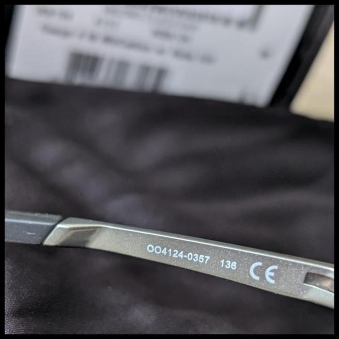 Aksesoris Pria Kacamata Original Oakley Gauge 8 M Matte Carbon W/ Ruby Iridium 004124 03 Original Be