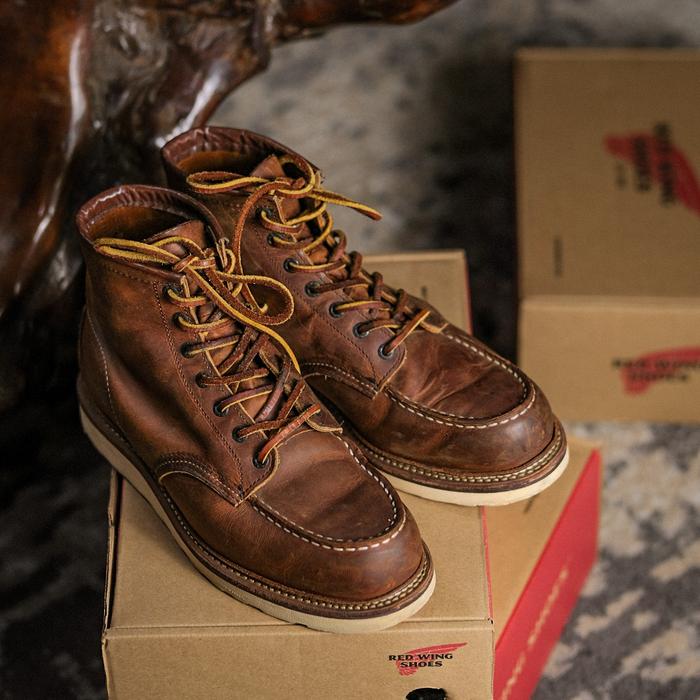 Redwing 1907 Moctoe Size 8.5 EUS Made In USA Original Authentic Boots Shoes