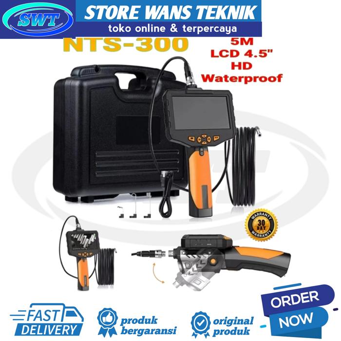 NTS-300 Borescope Endoscope Camera and Video 5M LCD 4.5'