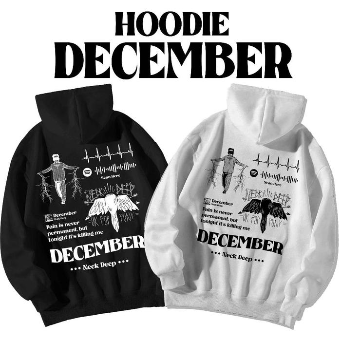 Putih [Hoodie Aesthetic] December Neck Deep