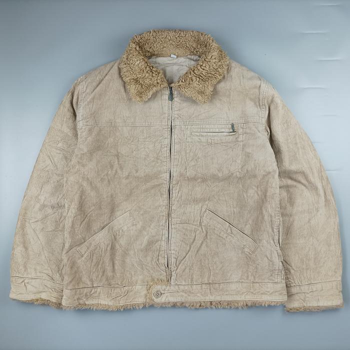 Jaket Uniqlo trucker winter corduroy size XL J001