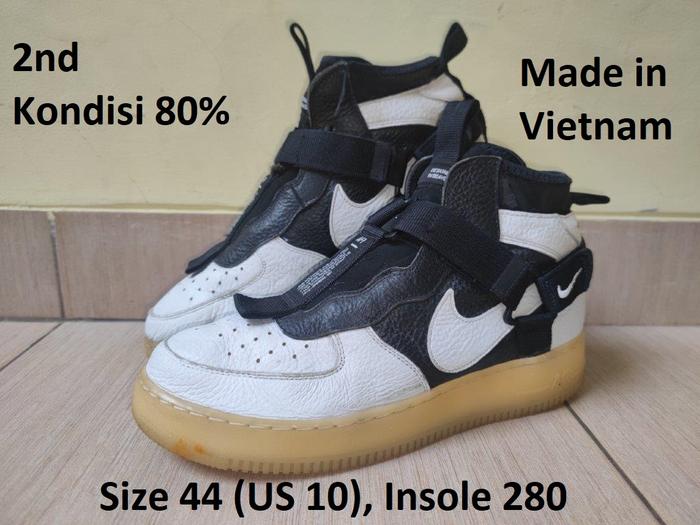 AF1 Mid Utility Fog, Size 44/28cm Vietnam (2ND, Kondisi 80%)