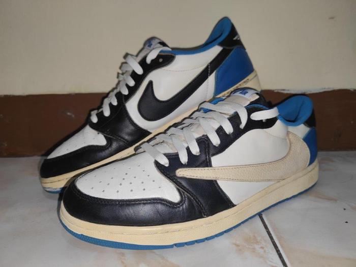 AJ1 Low X Travis Scoot 47.5, Size 47.5/31cm China (2nd Kondisi 85%)
