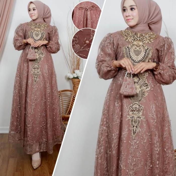 GAMIS PESTA NAJWA/GAMIS MODERN NAJWA /GAMIS NAJWA TERBARU/ GAMIS NAJWA PESTA/ GAMIS PESTA / GAMIS KO
