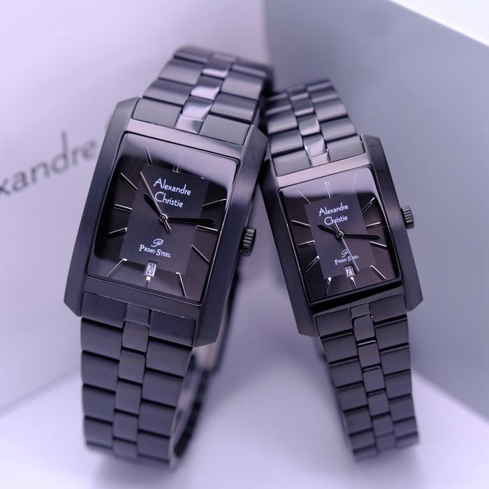 ALEXANDRE CHRISTIE AC 1019 FULL BLACK SEPASANG. ORIGINAL