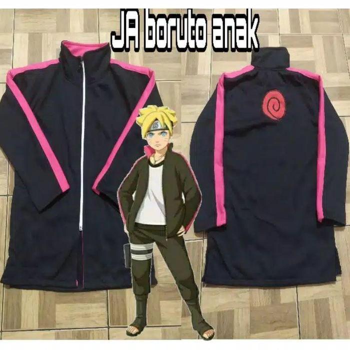 Jaket Sweater Pria-Wanita Anime Boruto Uzumaki Cosplay-Jaket Terlaris-Jaket Cosplay-Jaket Anime Terb