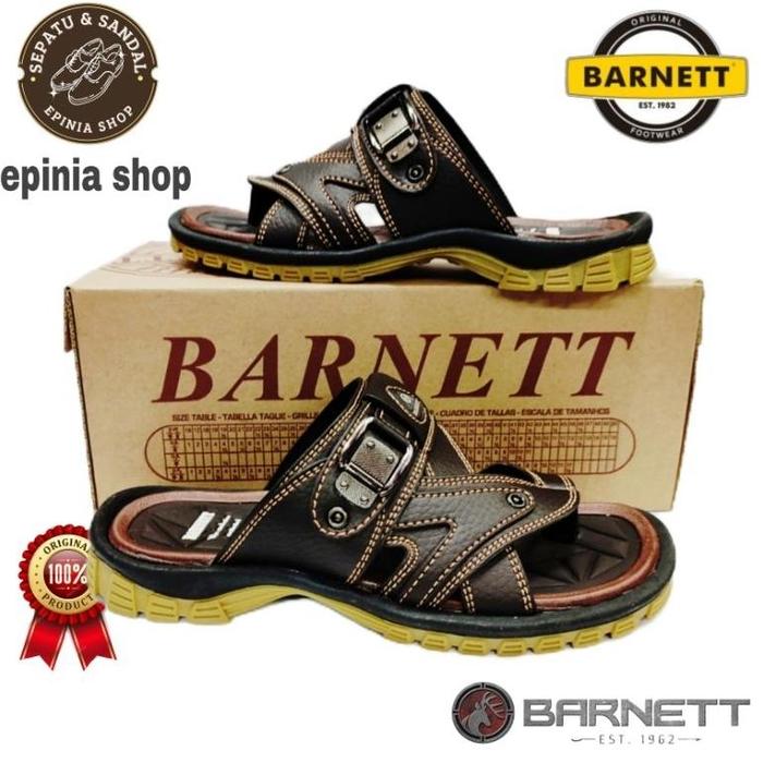 Sandal Pria Barnett - Sandal Formal, Casual - Barnett King Coklat