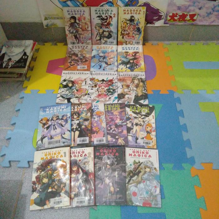komik full set tamat puella magi the series lengkap no bolong 18 buku