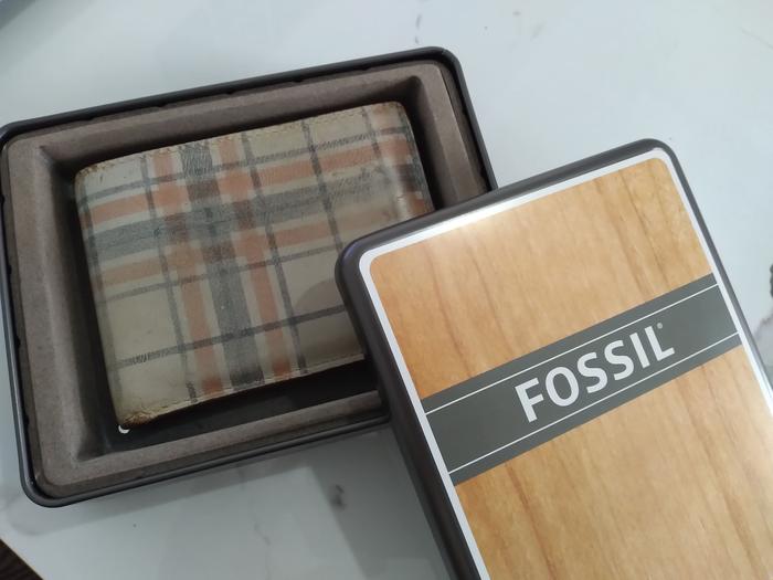 Dompet Fossil Pria Preloved in box 100% Original