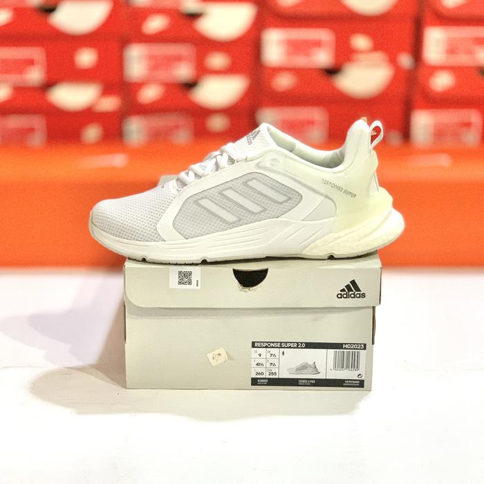 SEPATU RUNNING / TRAINING PUTIH ADIDAS RESPONSE SUPER 2.0 WHITE ORIGINAL (H02023) Shoes running tra