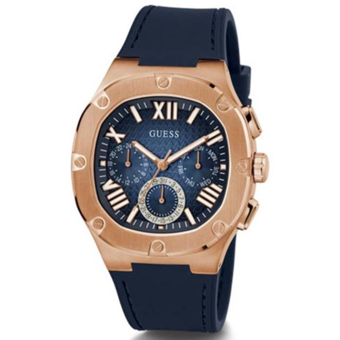Guess GW0571G2 biru rosegold jam tangan cewek original