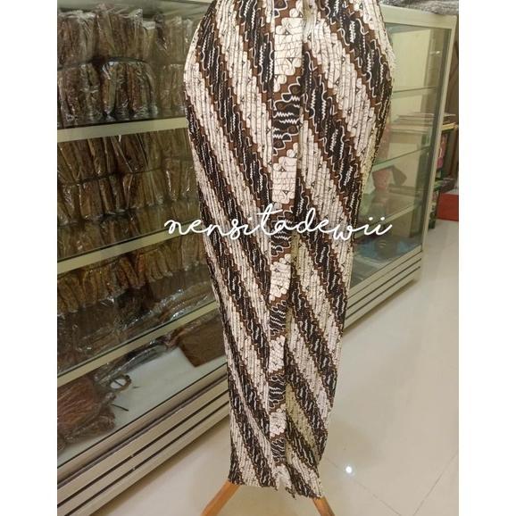 (PROMO) ROK PLISKET WIRU / ROK PLISKET BATIK, MOTIF PARANG SINTA