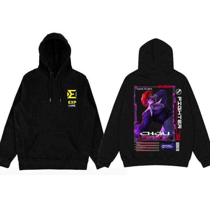 Sweater Hoodie Mobile Legend Anak Dan Dewasa Hero Chou Fighter Skin Kof Full Skin Terbaru Hoodie Gam