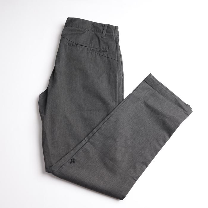 Celana Chino Pria Volcom vmonty pants charcoal heather original 100%
