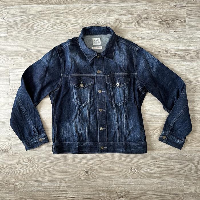 Back number Denim Jacket Japan Indigo (not zara jeans, visvim, bluesville , carhartt)