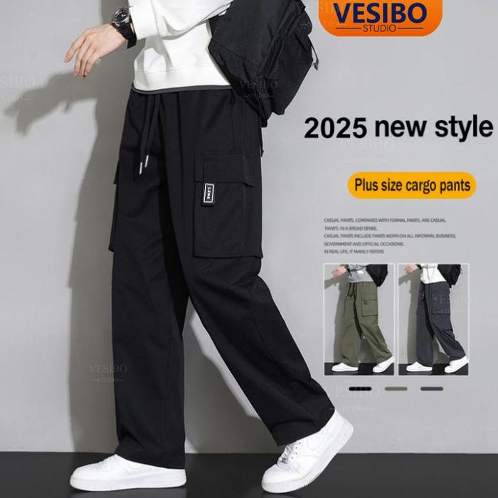 Celana Cargo Panjang Pria 2025 New Celana Panjang Cargo Pria Celana Kargo Pria Jumbo Baju Celana Pin
