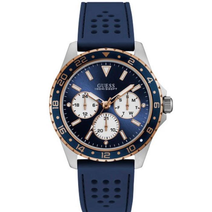 Guess W1108G4 biru jam tangan pria original