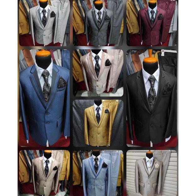 1 stel Semi Woll (SIZE S M L XL XXL) jas maten jas pengantin jas nikah jas pernikahan jas akad nikah