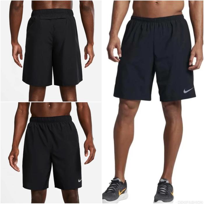 Celana Pendek Hitam Polos Original Nike Celana Olahraga Pria Murah Ori