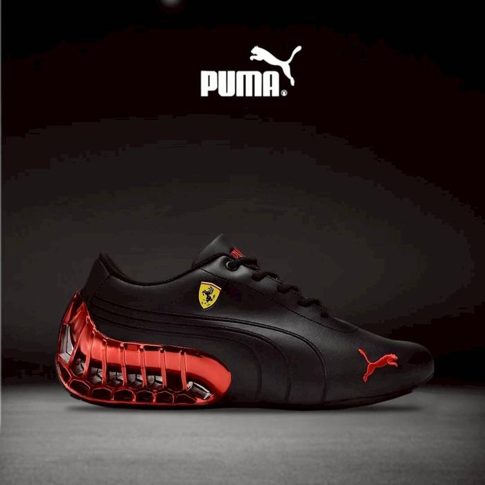 Sepatu Puma Ferrari Super GT Motorsport Black Red 100% Original BNIB