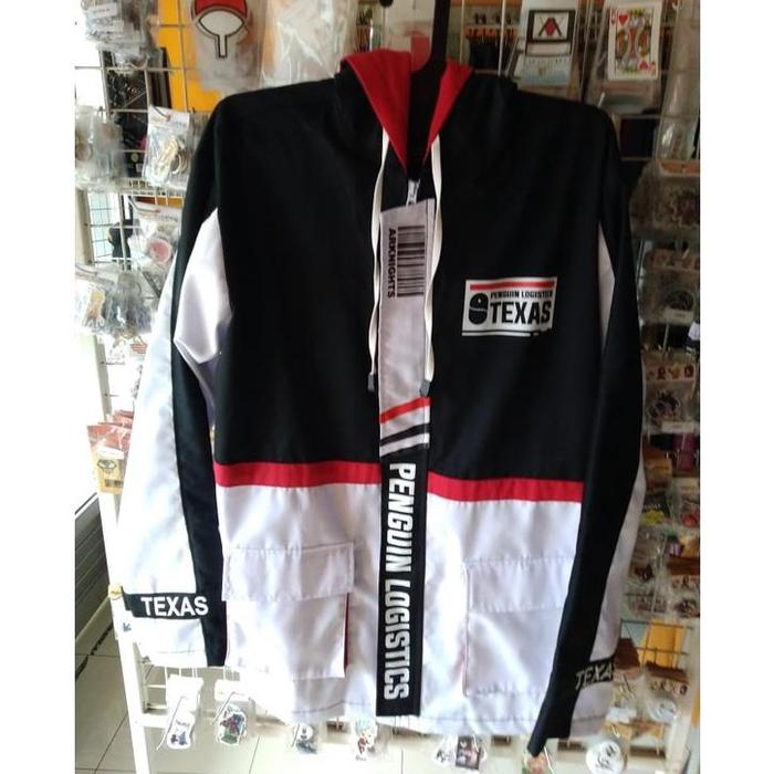 Jaket Parka Anime Game Arknights Texas Penguin Logistic Drill Semi Cosplay Custom Satuan Sablon Jack