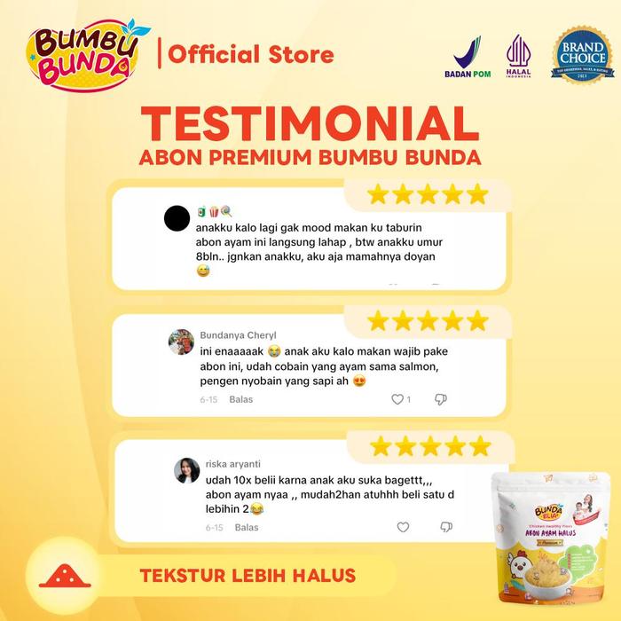 Terbaru Bumbu Bunda Elia Abon Sapi Mpasi / Abon Ayam / Abon Mpasi / Abon Bayi / Abon Halus Premium /