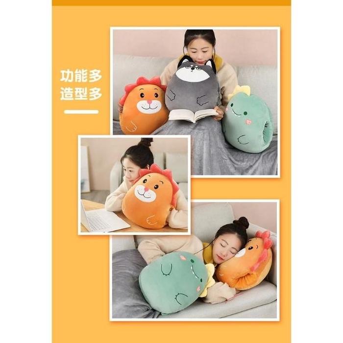 PLAYFUL PALACE BONEKA 4 IN 1 BALMUT BANTAL SELIMUT ANAK DEWASA / BONEKA KARAKTER UNICORN PRINCESS BU