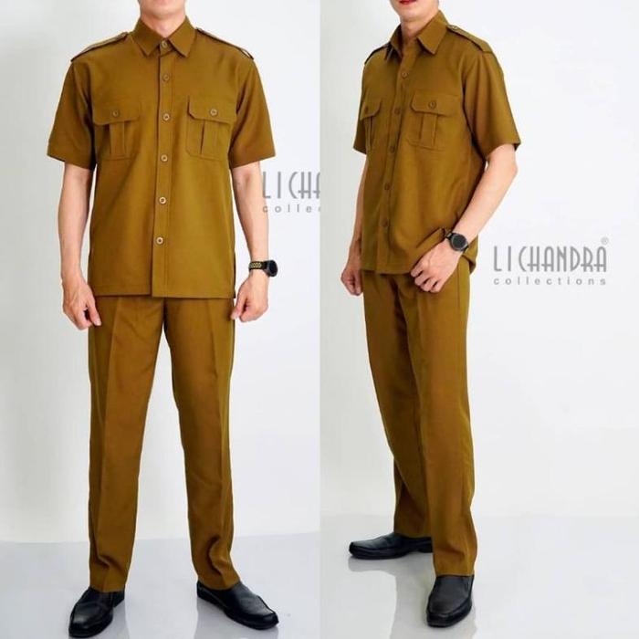 seragam pemda pria / seragam lichandra / seragam pns / baju guru