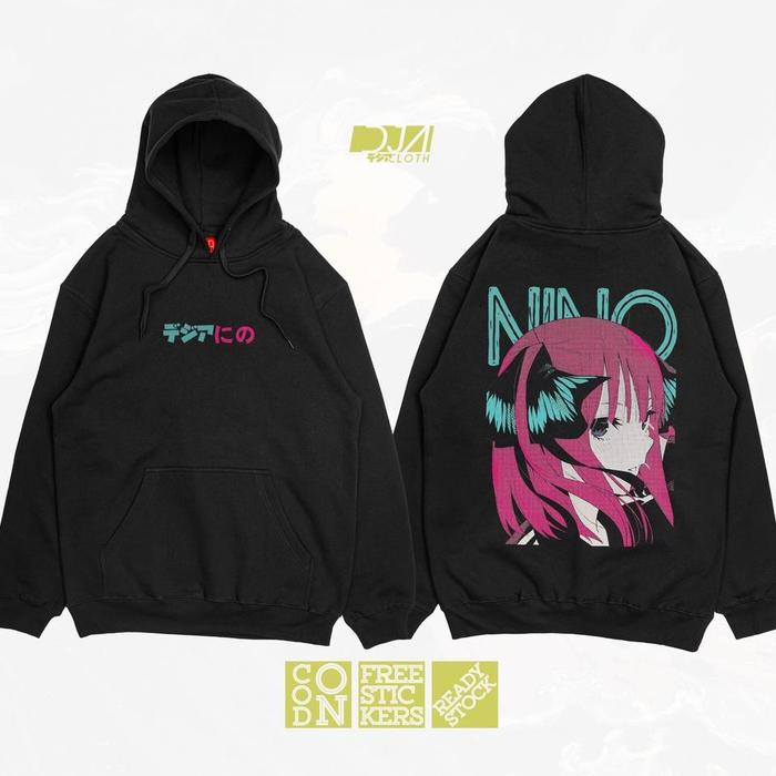 Hoodie Nino Nakano Gotoubun Quintessential Quintuplets Jumper Anime Manga Sweater Dja Cloth Terbaru 