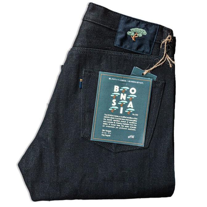 BONSAI 002 by NBDN 15oz Black x Black Selvedge Jeans