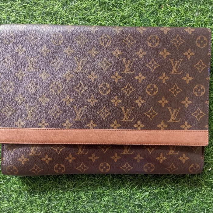Preloved LV Monogram Porte Envelope Clutch 1995