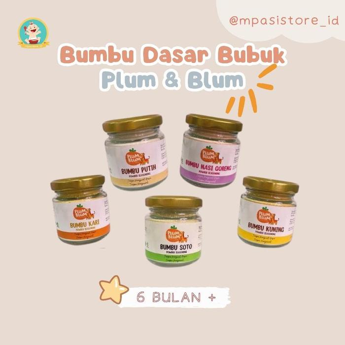 Terbaru Plum&Blum Bumbu Dasar Bubuk Mpasi Bumbu Racik Untuk Mpasi Bayi Terlaris