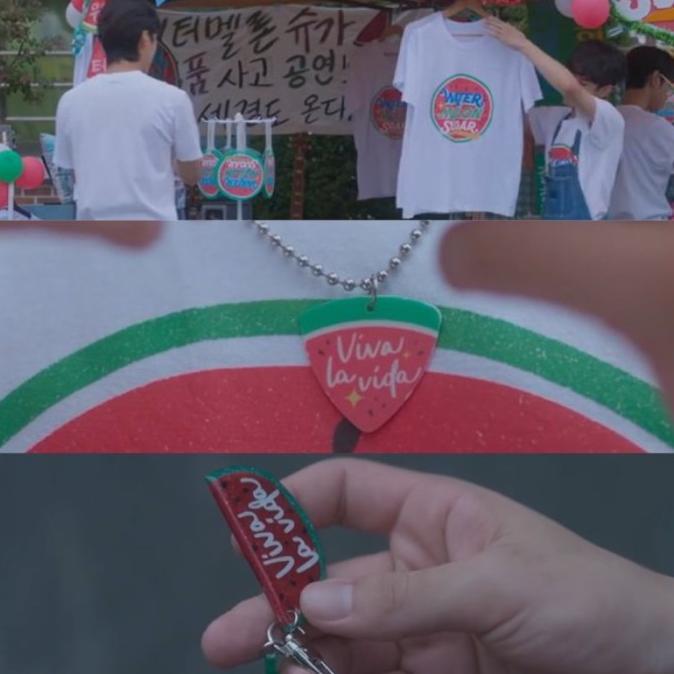 Twinkling Watermelon Sugar Merch ⋆ Viva La Vida Keychain Necklace Pick Guitar Sticker Handfan