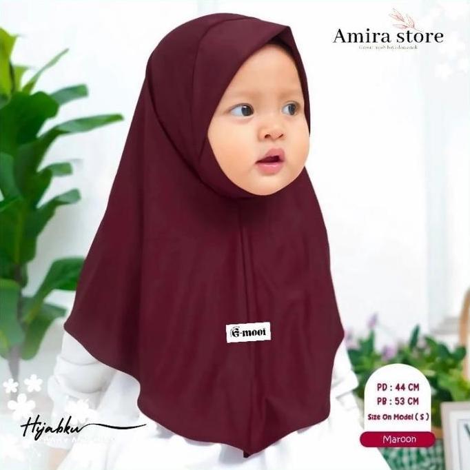 Hijab anak bayi 3 6 bulan 0-8 tahun tahun OROGINAL G-MOOI BERGO MALAYSIA BAYI 4 Kereudung bayi hijab