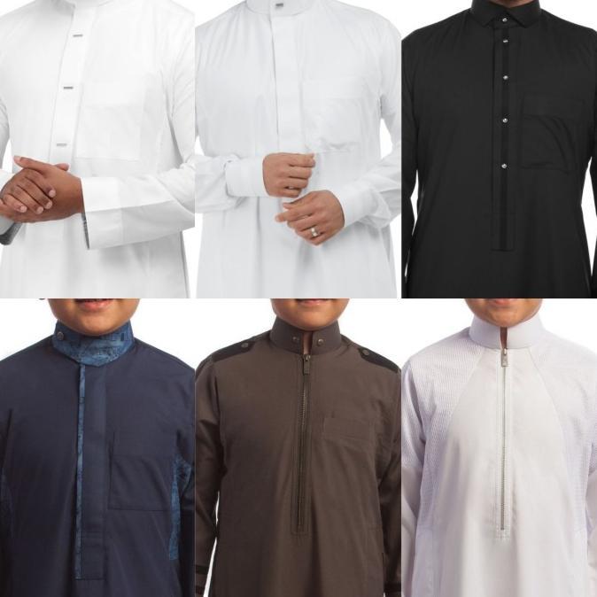 RETHOBE 2108 - Jubah Impor Premium Alshiaka Zakhrafat Haramain Koko