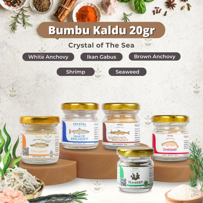 Terbaru Crystal Of The Sea White Anchovy Food Powder Bubuk Ikan Teri Mpasi Kaldu Teri Terlaris