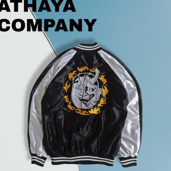 Athaya Company-Jaket Sukajan Kawata Brother Tokyo/Smiley Jaket Terbaru Terlaris Terbaik