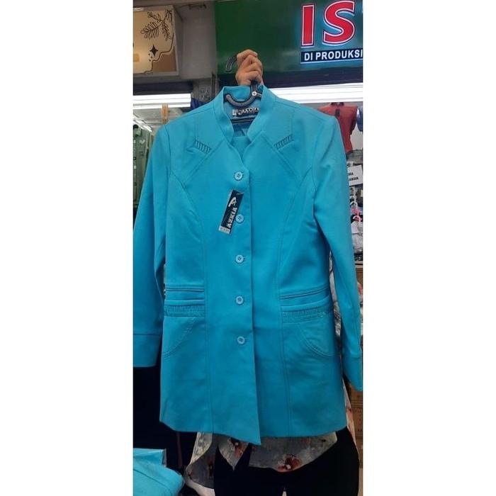 SALE BLAZER BAJU SERAGAM BIRU MUDA PAUD GURU TK,KANTOR BANK,KLINIK,RUMAH SAKIT CANTIK TERLARIS