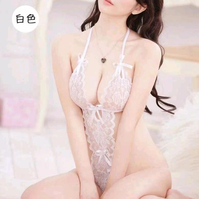 Sexy Teddies Vulg Lingerie Seserahan Hot Seksi Transparan Thong Cewek