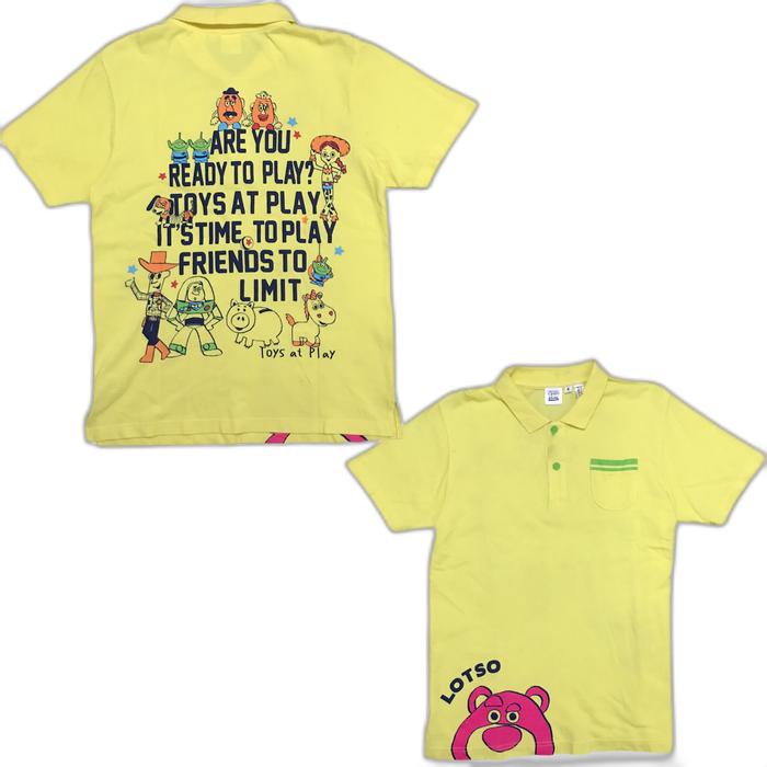Kaos kerah Polo Toy Story Lotso Lucu Size L kaos bekas ori pl preloved import second original brande