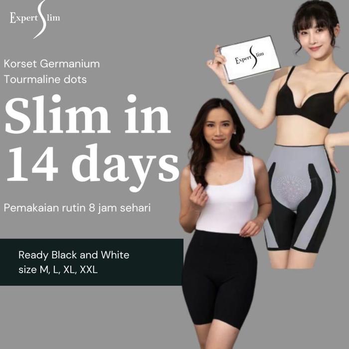 KC007 Korset Pelangsing Celana Germanium Tourmaline Dots / Korset Pelangsing Expert Slim .